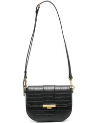 Lancaster - Sac À Bandoulière En Cuir À Effet Peau De Crocodile - Lyst