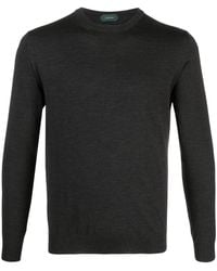 Zanone - Fine-Knit Crew-Neck Jumper - Lyst