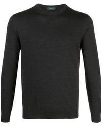 Zanone - Fine-Knit Crew-Neck Jumper - Lyst