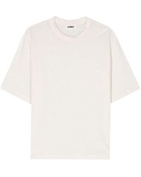 YMC - Triple Linen Blend T-shirt - Lyst