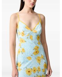 Never Fully Dressed - Floral-Print Rosette-Detail Maxi Dress - Lyst