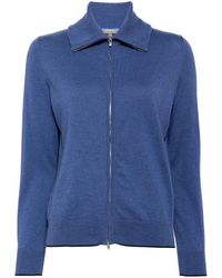 N.Peal Cashmere - Cardigan con zip - Lyst