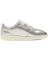 PUMA - Palermo Metallic-Leather Sneakers - Lyst