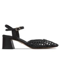 Souliers Martinez - Woven Leather Pumps - Lyst