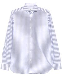 Luigi Borrelli Napoli - Striped Cotton Shirt - Lyst