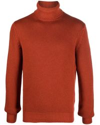 Dell'Oglio - Roll-Neck Ribbed-Knit Jumper - Lyst
