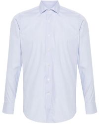 Canali - Gestreept Overhemd - Lyst
