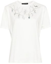 Fabiana Filippi - Fabula-Print Cotton T-Shirt - Lyst