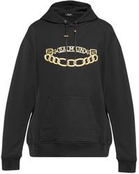 Balmain - Felpa Con Cappuccio E Logo - Lyst
