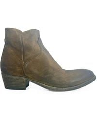 Pantanetti - Bottes D'Inspiration Western En Daim - Lyst