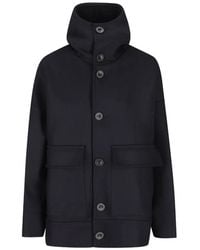 Cini - Button-Up Hooded Jacket - Lyst