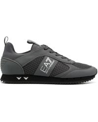 EA7 - Cordura Logo-Print Panelled Sneakers - Lyst