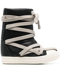 Rick Owens - Jumbo Puffer Mega-laced Sneaker Boots - Lyst