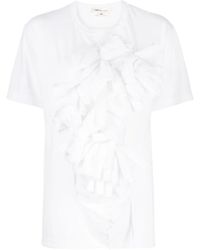 Comme des Garçons - Short-Sleeve Cotton-Blend T-Shirt - Lyst