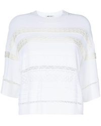 Ports 1961 - Embroidered Cotton T-shirt - Lyst