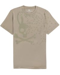 Psycho Bunny - Skull-Print Crew-Neck T-Shirt - Lyst