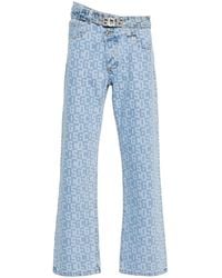 Gcds - Logo-Print Jeans - Lyst