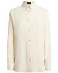 Etro - Silk-Blend Jacquard Shirt With Paisley Motif - Lyst