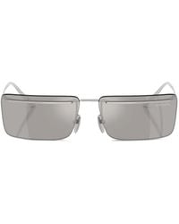 Prada - Rectangle-Frame Sunglasses - Lyst