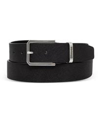 Blauer - Saffiano-Effect Buckle Belt - Lyst