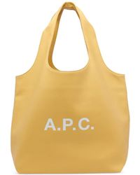 A.P.C. - Ninon Logo-Print Shoulder Bag - Lyst
