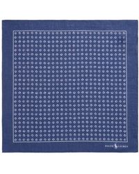 Polo Ralph Lauren - Geometric-print Linen Pocket Square - Lyst