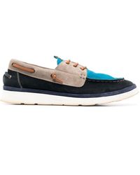 Moma - Suede Boat Shoes - Lyst