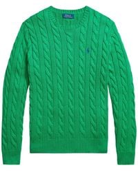 Polo Ralph Lauren - Cable-Knit Pony Sweater - Lyst