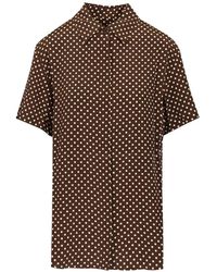 Matteau - Polka-Dot Short-Sleeve Shirt - Lyst