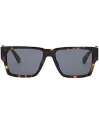 Philipp Plein - Tortoiseshell-Effect Rectangle-Frame Sunglasses - Lyst