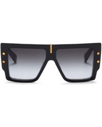 BALMAIN EYEWEAR - B-grand Pilot-frame Sunglasses - Lyst