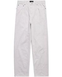 Balenciaga - Mid-rise Straight-leg Jeans - Lyst