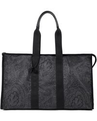 Etro - Large Arnica Paisley-Print Travel Bag - Lyst