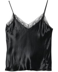 Alberta Ferretti - Top Con Finitura - Lyst