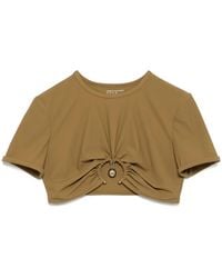 Christopher Esber - Orbit Cropped Zwembroek Met Ruches - Lyst