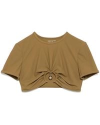 Christopher Esber - Orbit Cropped Zwembroek Met Ruches - Lyst
