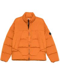 C.P. Company - Veste Matelassée À Empiècements Imprimés - Lyst
