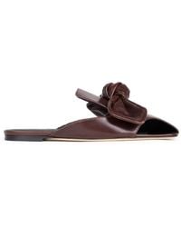A.W.A.K.E. MODE - Tim Bow-Detail Open-Toe Mules - Lyst
