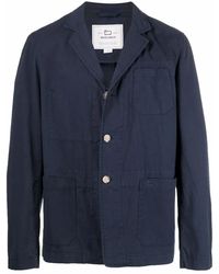 Woolrich - Single-Breasted Button Blazer - Lyst