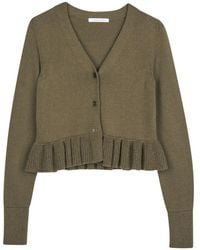 Cecilie Bahnsen - Prisca Ruffled Prisca Cardigan - Lyst