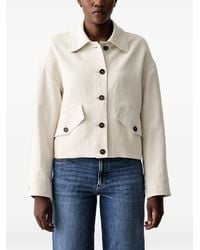 Marc O' Polo - Button-Up Spread-Collar Jacket - Lyst