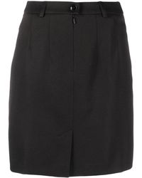 Martine Rose - High-waisted Logo-patch Skirt - Lyst