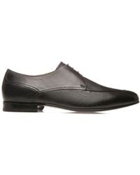 Bally - Saele Grained-texture Derby Shoes - Lyst