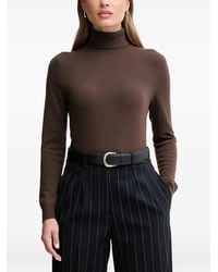 Benetton - Roll-Neck Knitted Top - Lyst