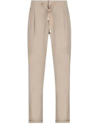Sartoria Tramarossa - Alvise Tecs Pleated Drawstring Trousers - Lyst