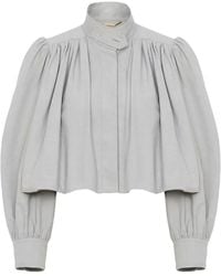 Chloé - Giacca Con Maniche A Palloncino - Lyst