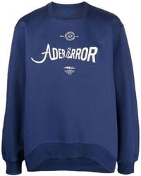 Adererror - Logo-Print Long-Sleeve Sweatshirt - Lyst