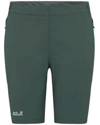 Jack Wolfskin - Hikeout Shorts Met Logoprint En Ritszak - Lyst