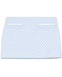 ROWEN ROSE - Polka Dot Mini Skirt - Lyst