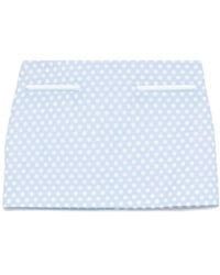 ROWEN ROSE - Polka Dot Mini Skirt - Lyst